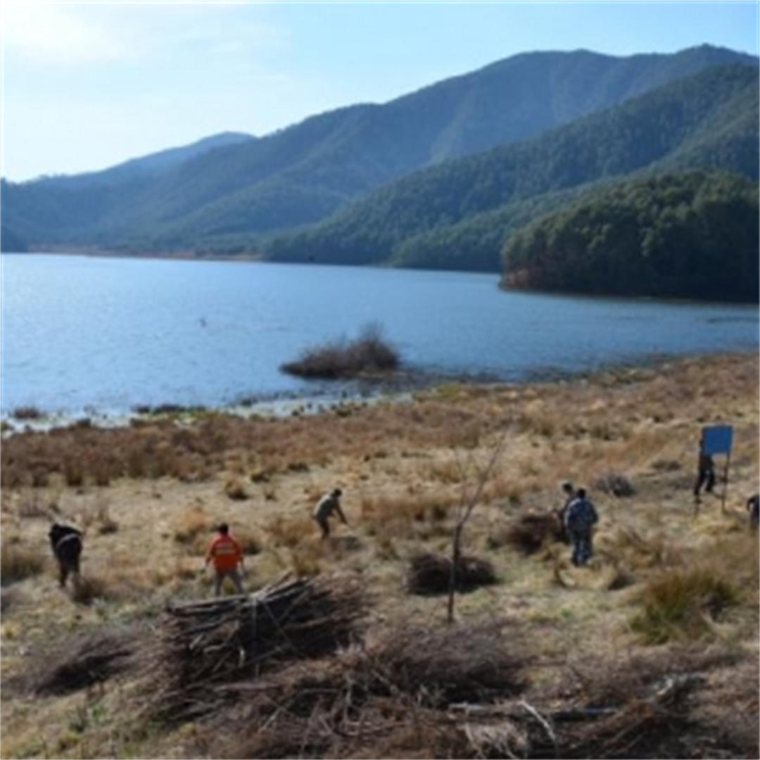 天池保护区管护局开展湿地卫生清理整治
