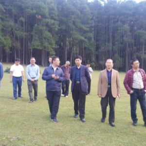 省环保厅厅长张纪华到天池保护区调研